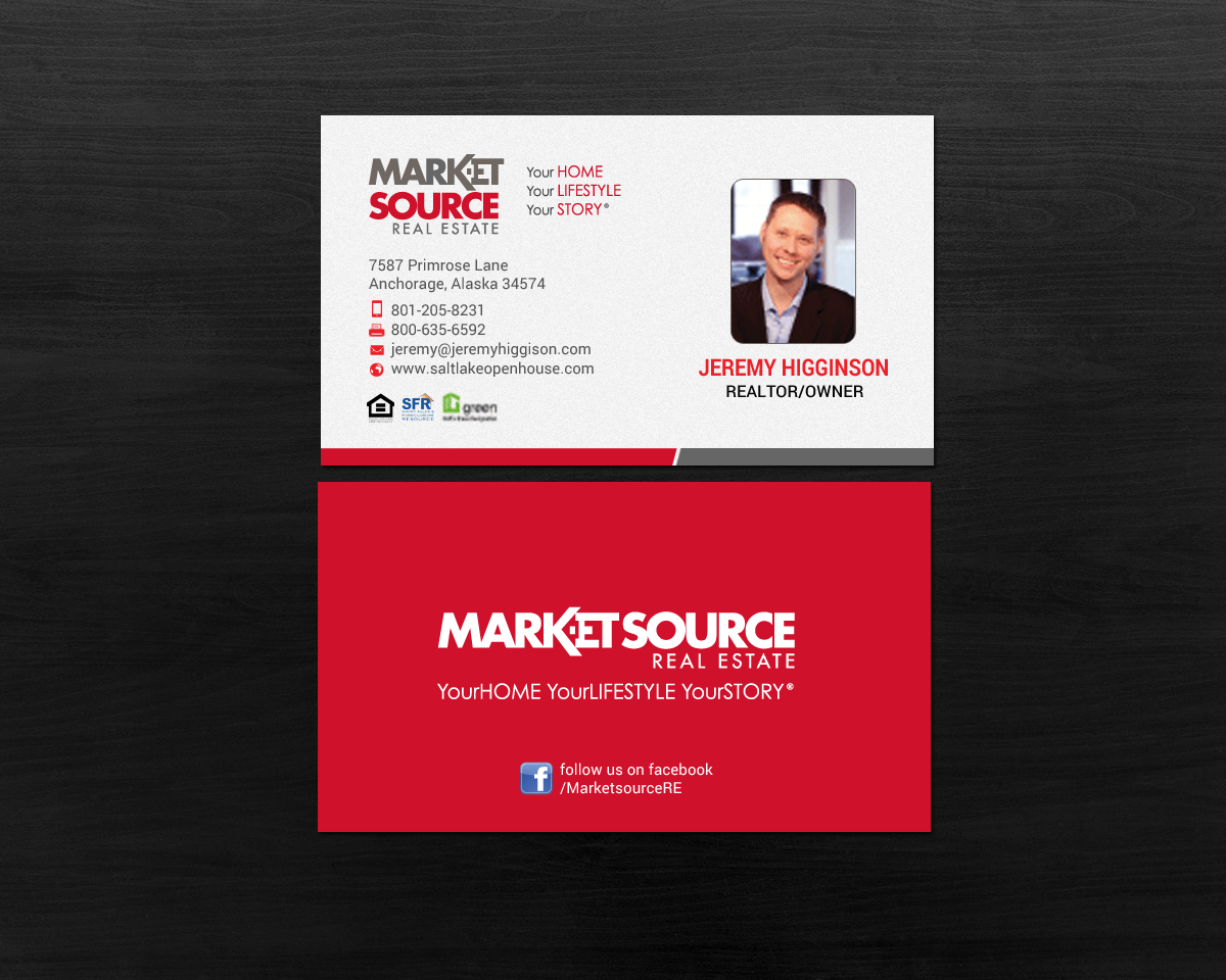 business card design by chandrayaancreative for market source media design 14799848 - Real Estate Agent Business Cards business card design by chandrayaancreative for market source media design 14799848 - Real Estate Agent Business Cards