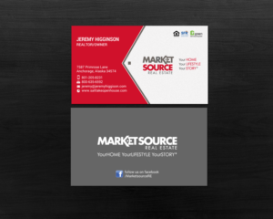 Design de Carte de Visite par chandrayaan.creative pour Market Source Media | Design : #14799948