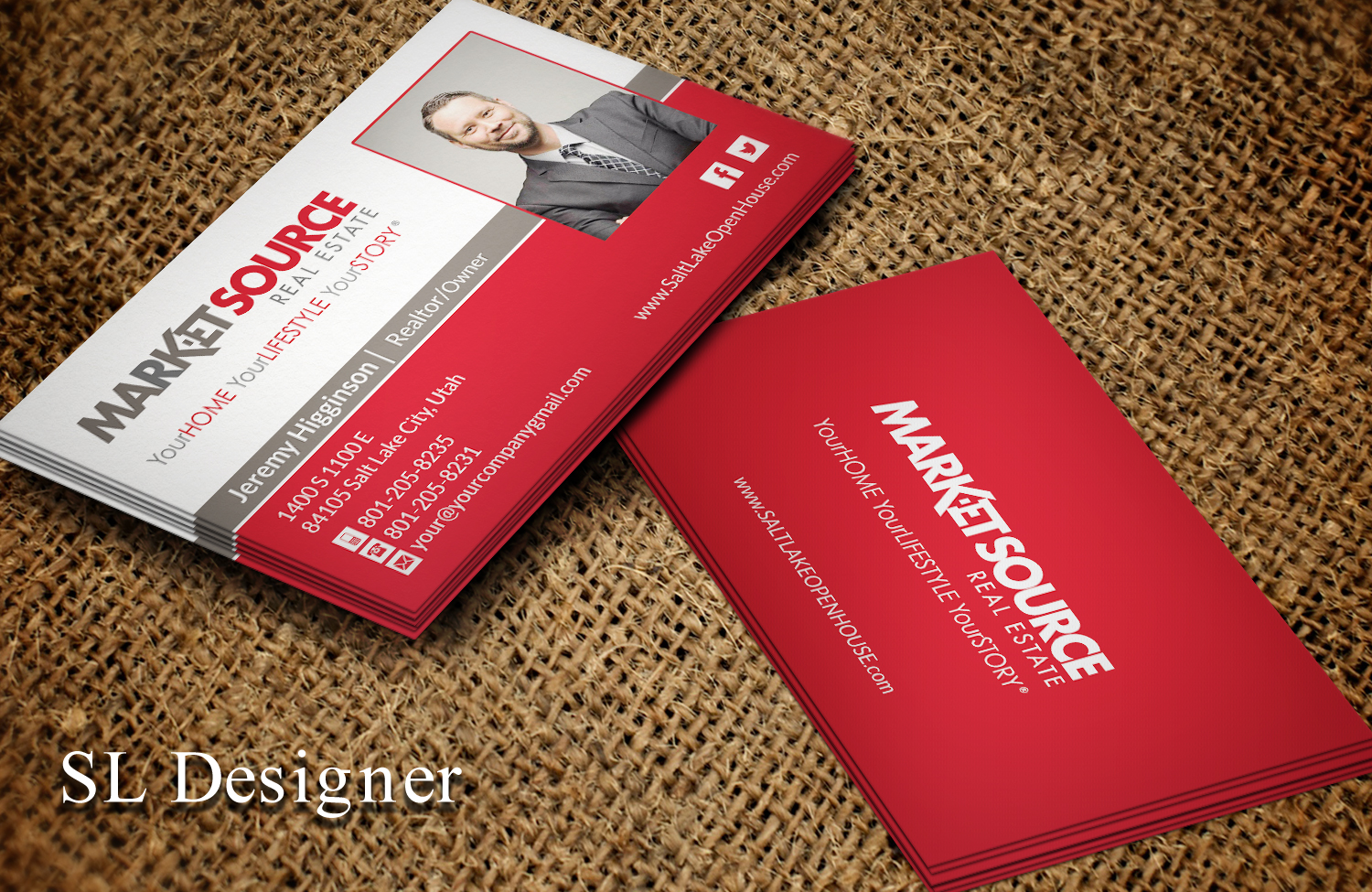Design de Carte de Visite par SL Designer pour Market Source Media | Design #14799607