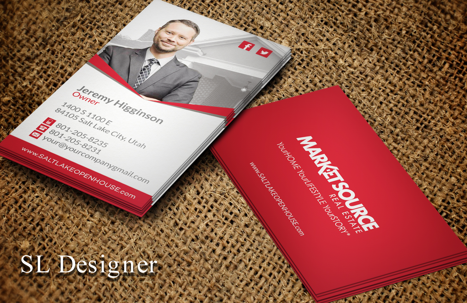 Design de Carte de Visite par SL Designer pour Market Source Media | Design #14799613