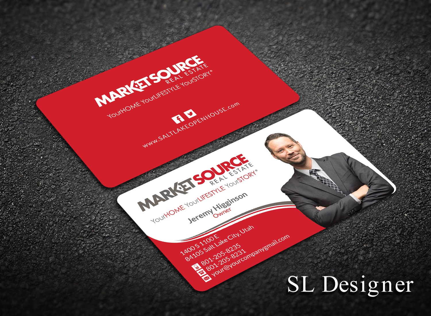 Design de Carte de Visite par SL Designer pour Market Source Media | Design #14799618