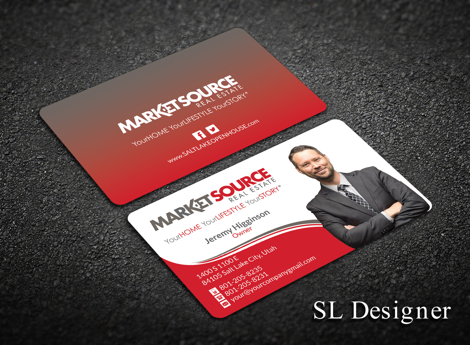 Design de Carte de Visite par SL Designer pour Market Source Media | Design #14799625