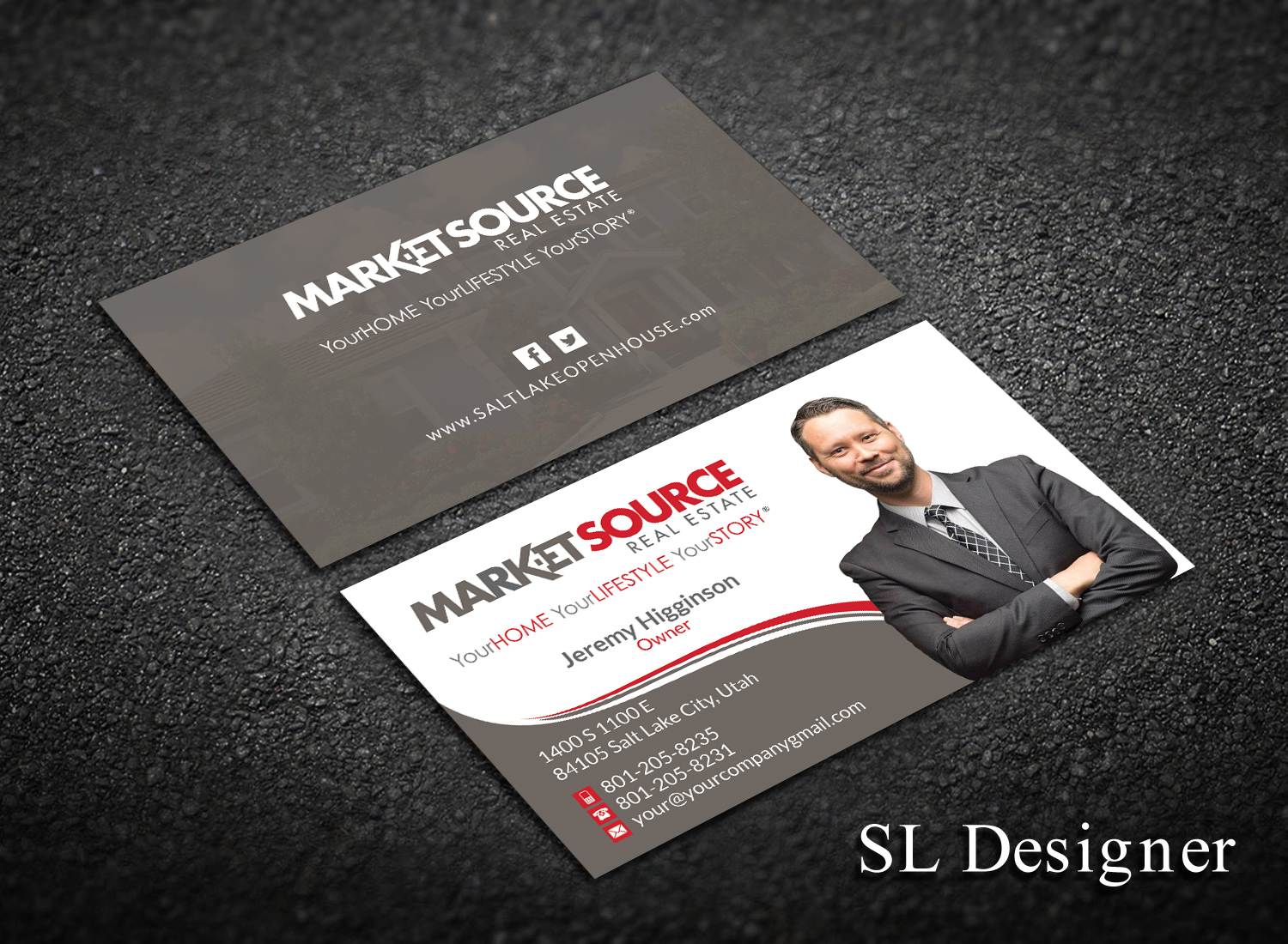 Design de Carte de Visite par SL Designer pour Market Source Media | Design #14799650