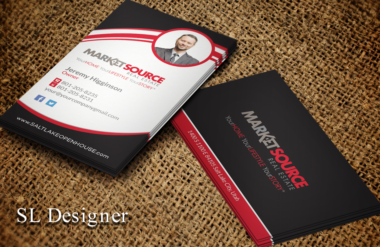 Design de Carte de Visite par SL Designer pour Market Source Media | Design #14829625