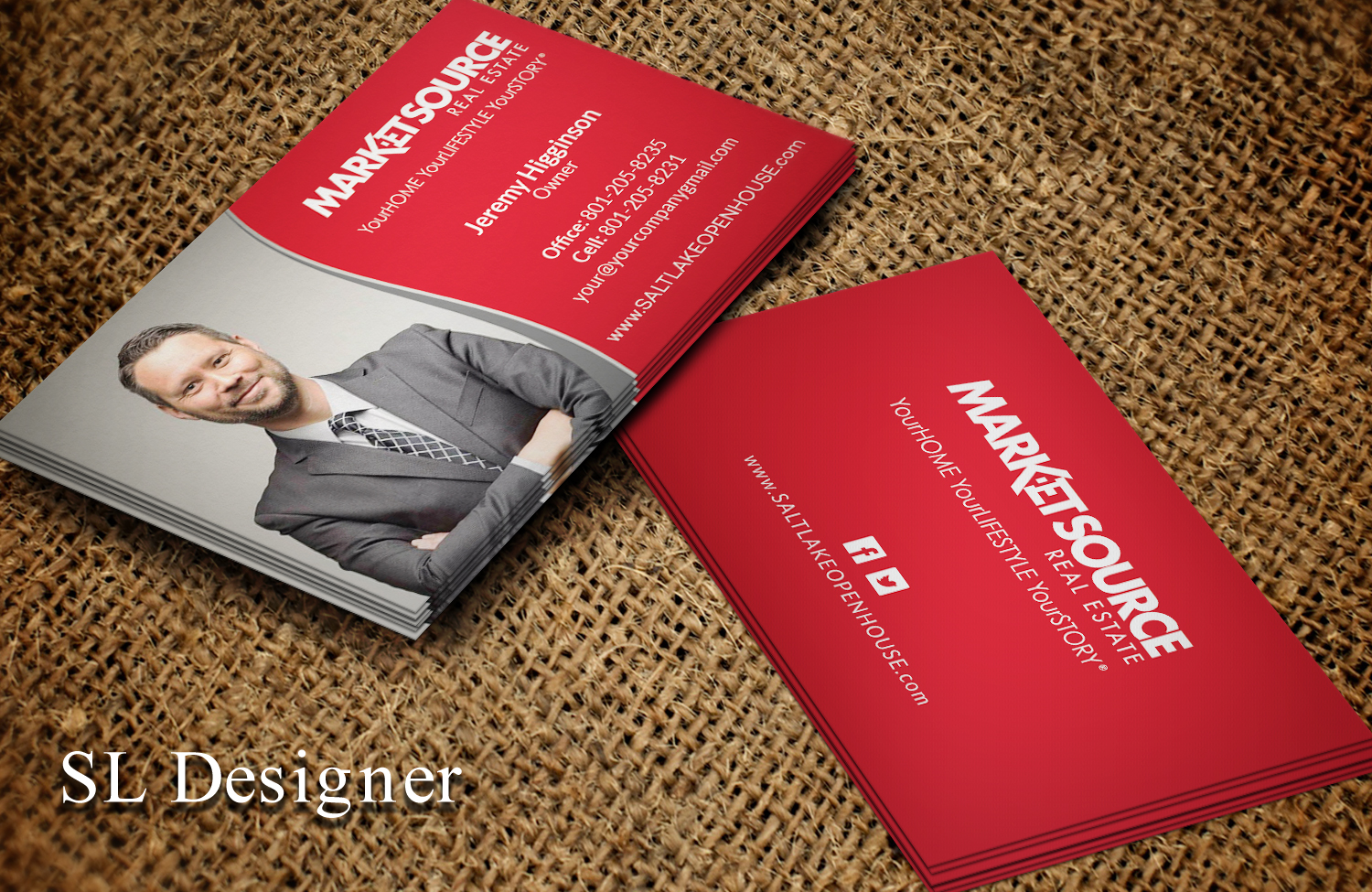 Design de Carte de Visite par SL Designer pour Market Source Media | Design #14829626