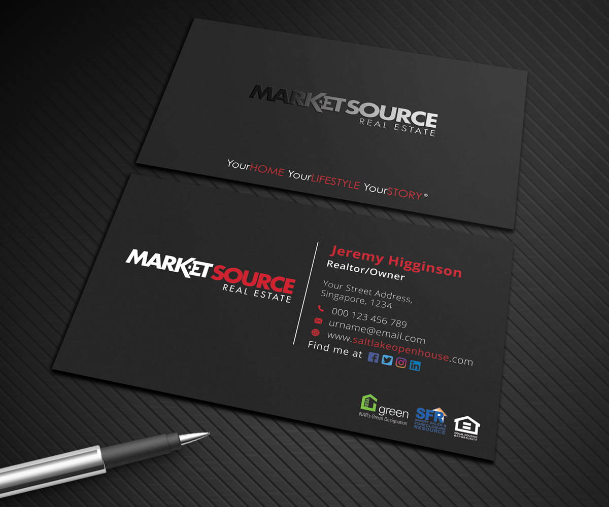 Design de Carte de Visite par Graphic Flame pour Market Source Media | Design #14830841