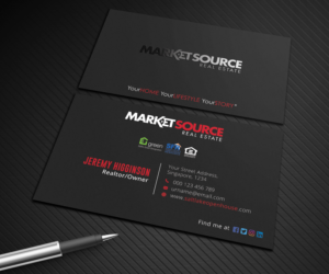 Design de Carte de Visite par Graphic Flame pour Market Source Media | Design : #14830843