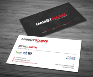 Design de Carte de Visite par Graphic Flame pour Market Source Media | Design : #14830848