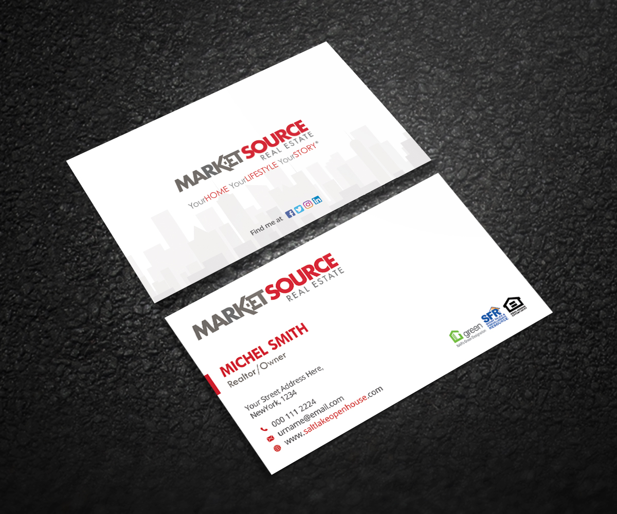 Design de Carte de Visite par Graphic Flame pour Market Source Media | Design #14830849