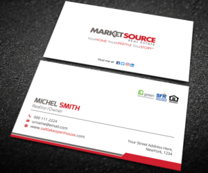 Design de Carte de Visite par Graphic Flame pour Market Source Media | Design : #14830851