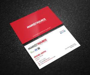 Design de Carte de Visite par Graphic Flame pour Market Source Media | Design : #14830863