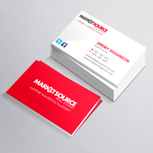 Business Card Design by e-graphics for Market Source Media | Design: #14795521