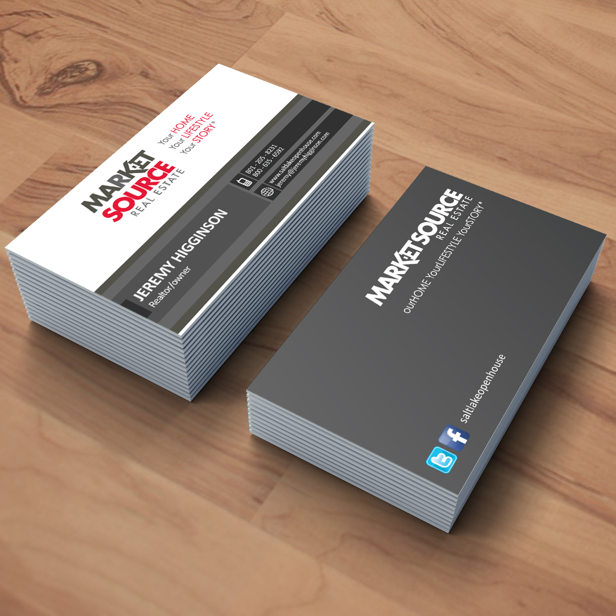 Design de Carte de Visite par e-graphics pour Market Source Media | Design #14812213