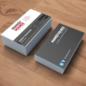 Business Card Design by e-graphics for Market Source Media | Design: #14812213