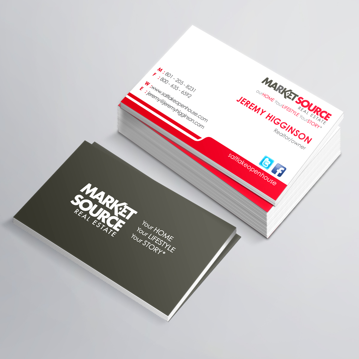 Design de Carte de Visite par e-graphics pour Market Source Media | Design #14812215