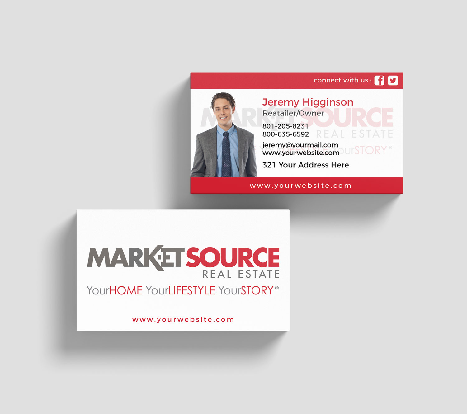 Design de Carte de Visite par NK Graphics pour Market Source Media | Design #14790949