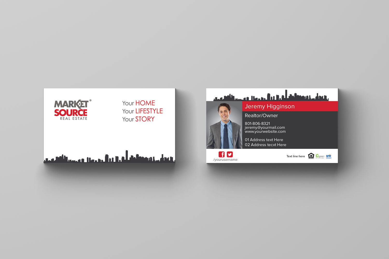 Design de Carte de Visite par NK Graphics pour Market Source Media | Design #14791054