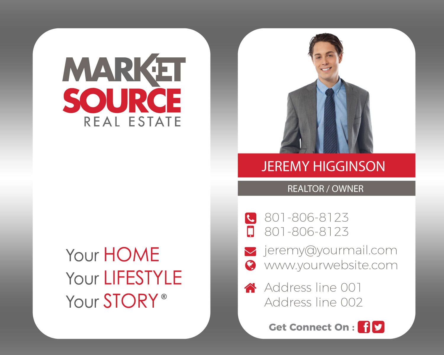 Design de Carte de Visite par NK Graphics pour Market Source Media | Design #14791185