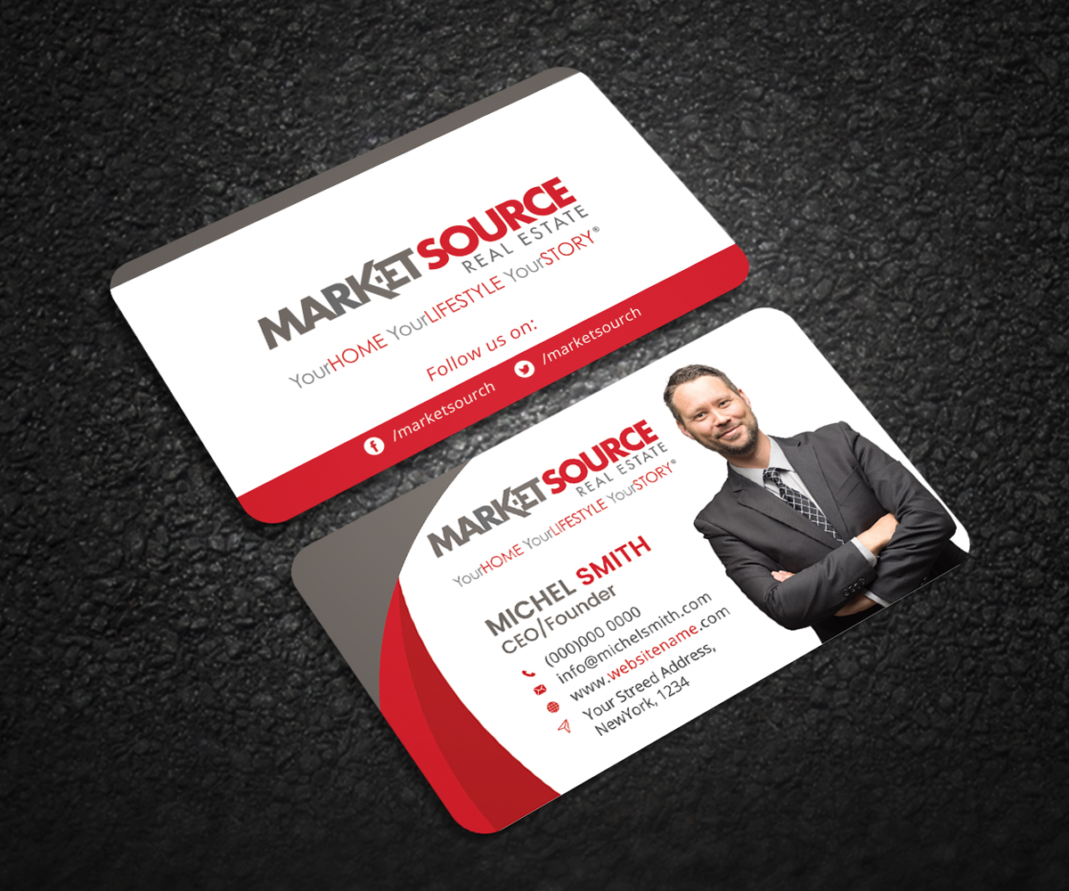Visitenkarten-Design von Tripti Ranjan Gain für Market Source Media | Design #14849020