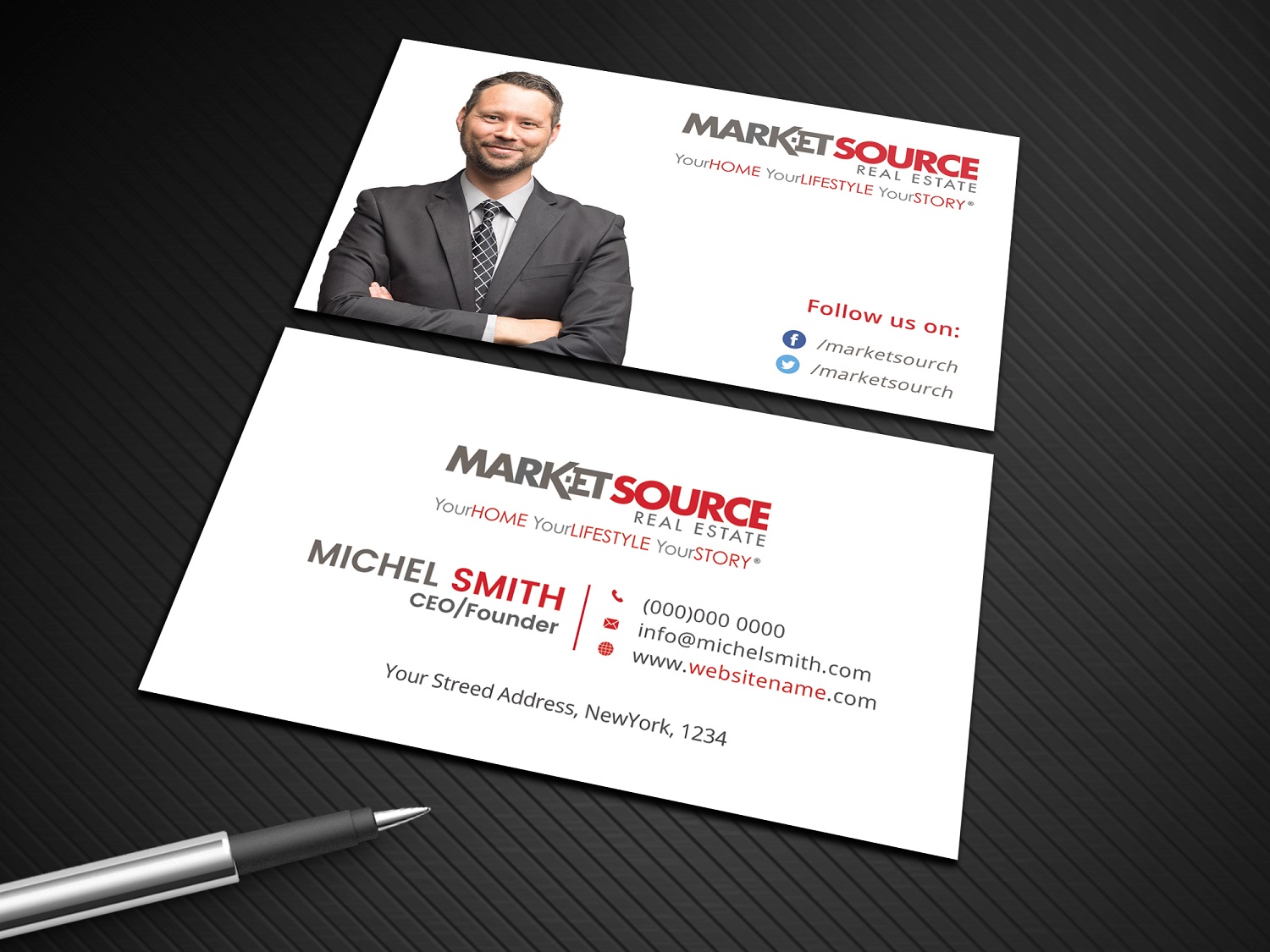 Visitenkarten-Design von Tripti Ranjan Gain für Market Source Media | Design #14849021