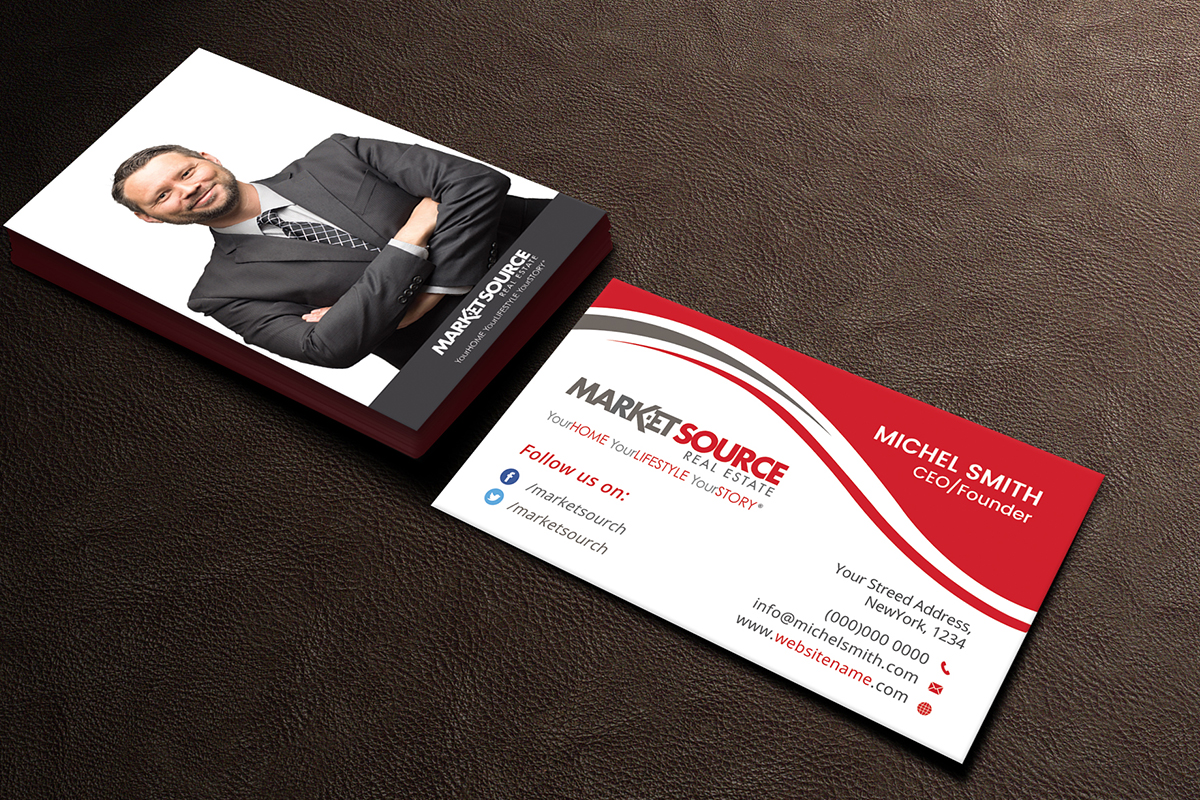 Design de Carte de Visite par Tripti Ranjan Gain pour Market Source Media | Design #14849022