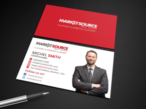 Business Card Design by Tripti Ranjan Gain for Market Source Media | Design: #14849030