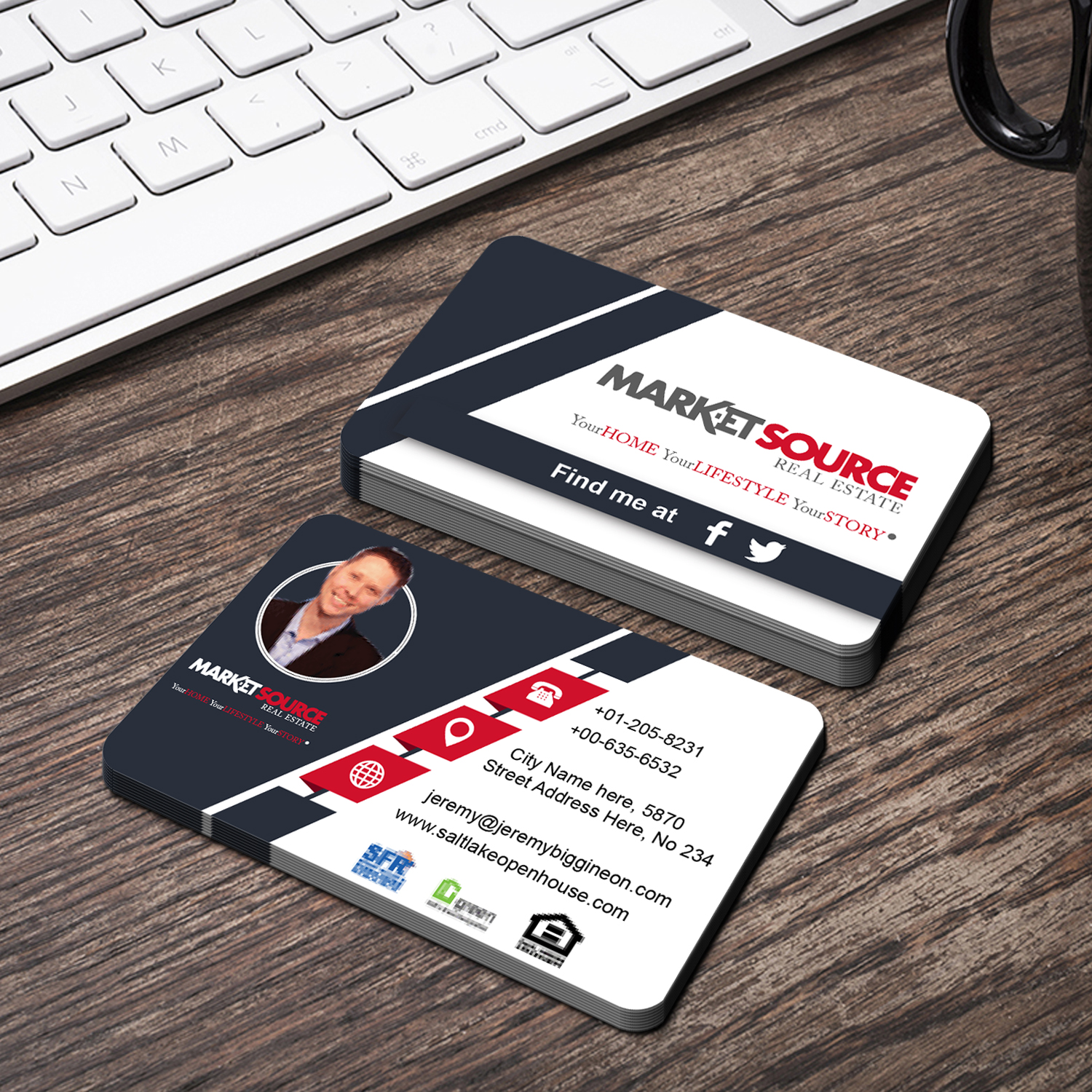 Business Card Design by Spiders Arena LLC for Market Source Media | Design #14798688