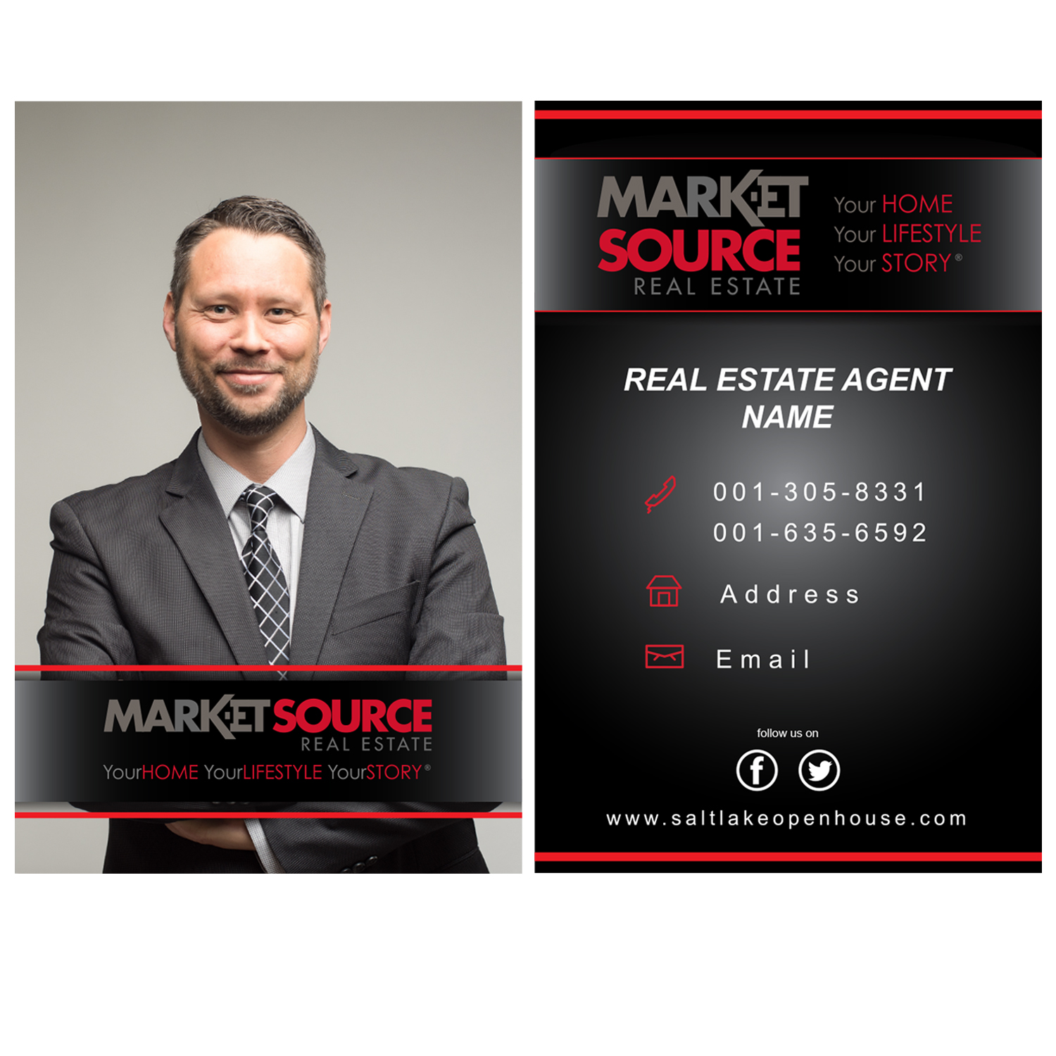 Design de Carte de Visite par Malithi pour Market Source Media | Design #14841707