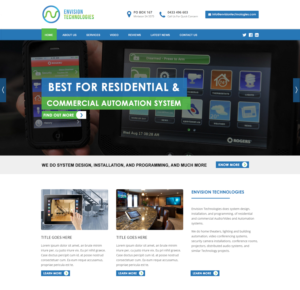 Design de Page d'Accueil par Designing Fever pour ce projet | Design : #15333274
