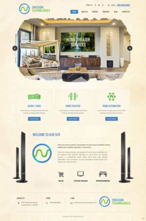 Design de Page d'Accueil par pb pour ce projet | Design : #14815208