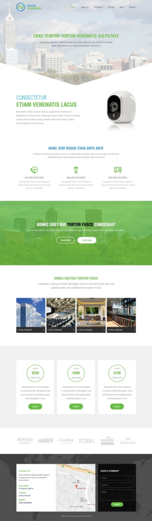 Landing Page Design by Pram Shaw
