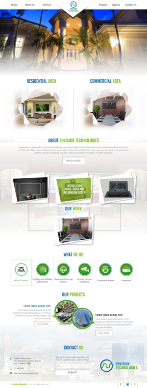 Design de Page d'Accueil par rightway pour ce projet | Design : #14825356