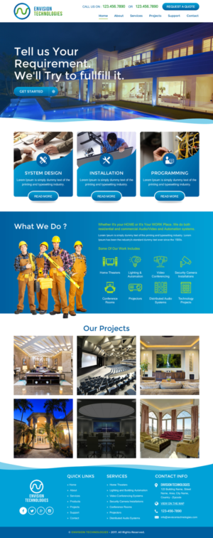 Design de Page d'Accueil par rightway pour ce projet | Design : #14825361