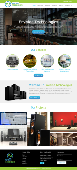 Design de Page d'Accueil par rightway pour ce projet | Design : #14825386
