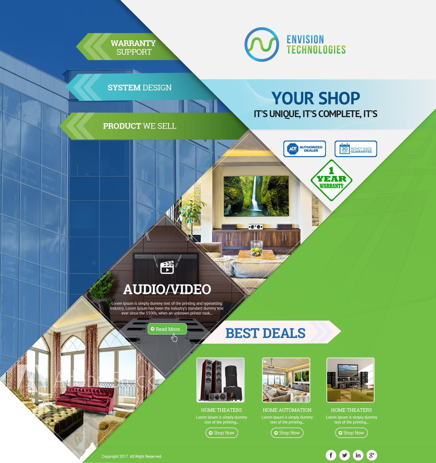 Landing Page Design by Dream Logo Design for this project | Design #14815062