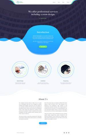 Design de Page d'Accueil par Doila pour ce projet | Design : #14920759