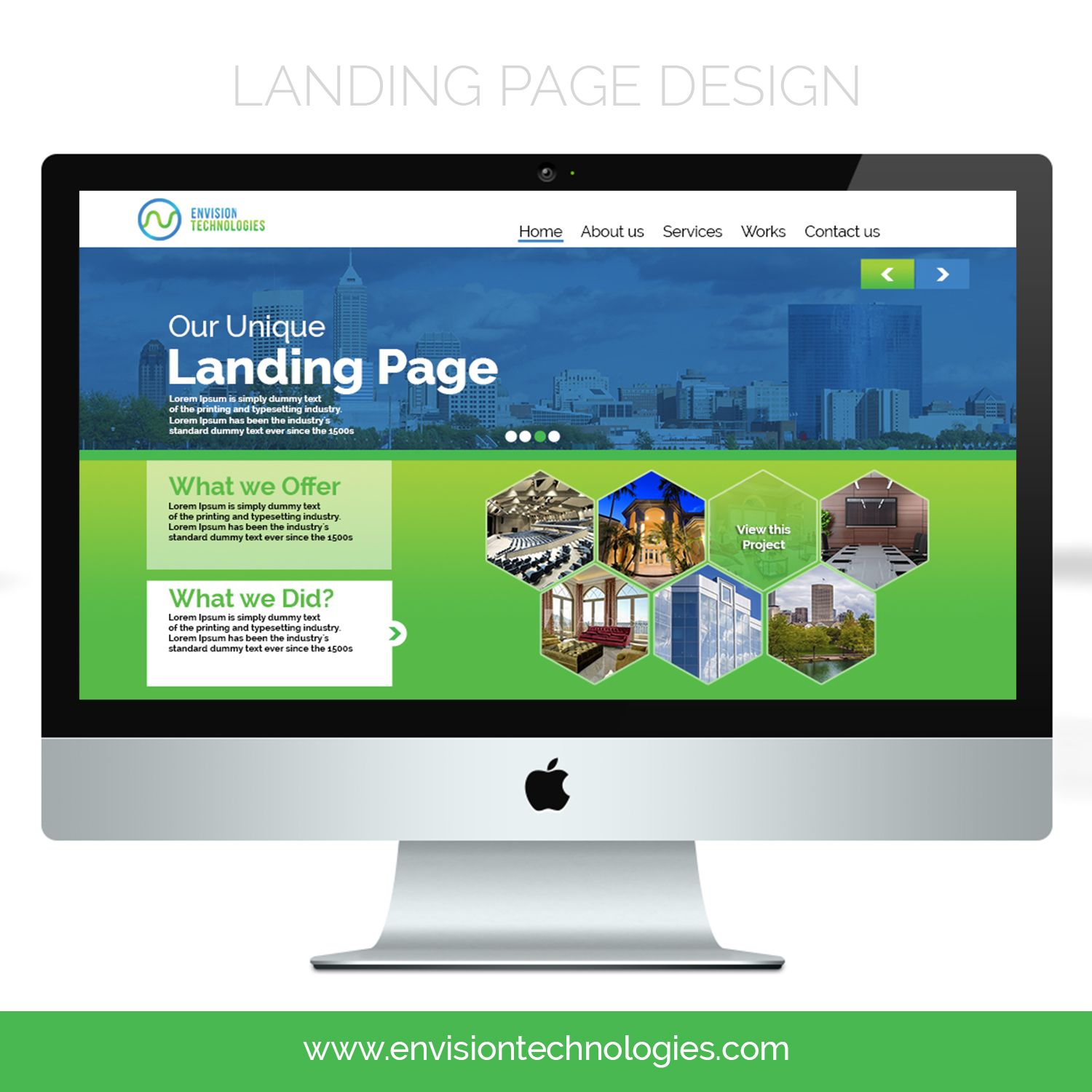 Landing Page-Design von 4rgraphix für dieses Projekt | Design #15119400