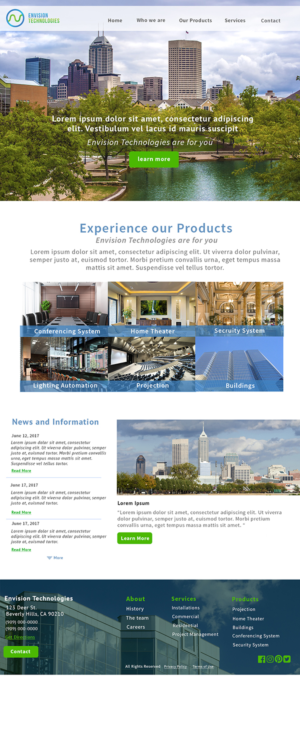 Landing Page Design by Nyadesign