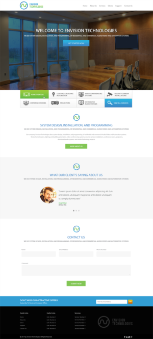 Design de Page d'Accueil par Nibtonik pour ce projet | Design : #14926207