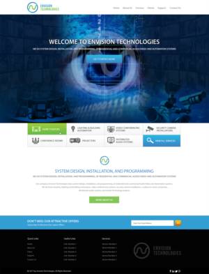 Design de Page d'Accueil par Nibtonik pour ce projet | Design : #14944911