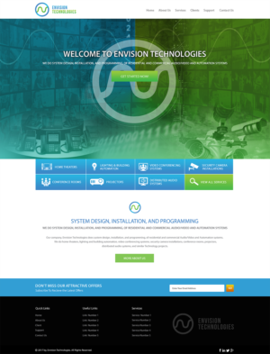 Design de Page d'Accueil par Nibtonik pour ce projet | Design : #14986846