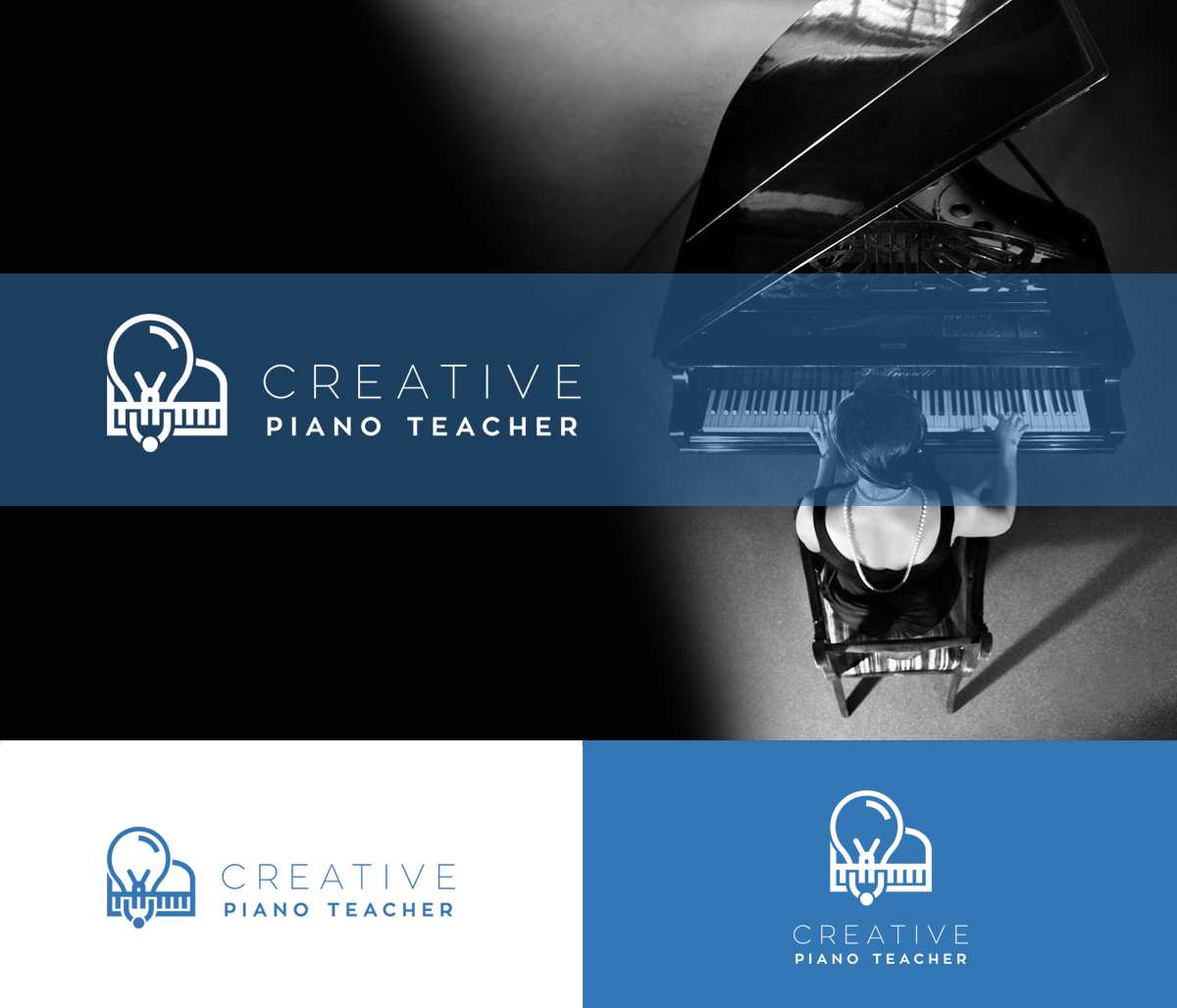 Logo Design by MrElshan for LakesidePianoStudios | Design #14883371