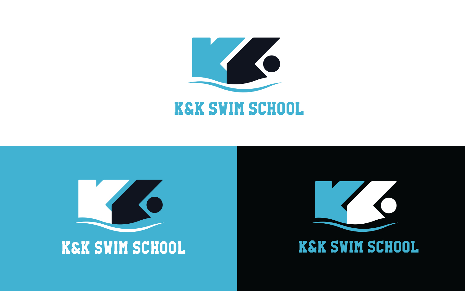 Logo-Design von Grafactory für K & K Swim School | Design #14806722