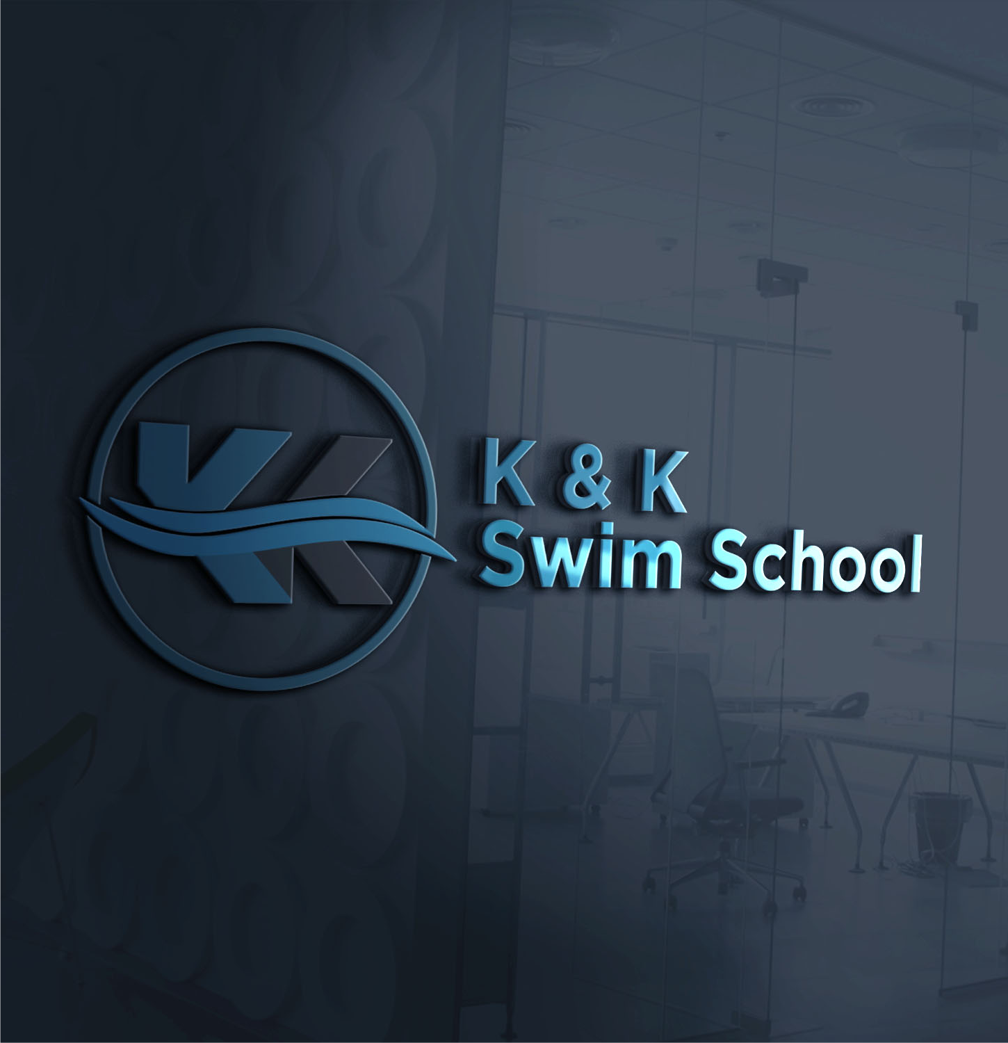 Logo-Design von Dean Faisal für K & K Swim School | Design #14808406