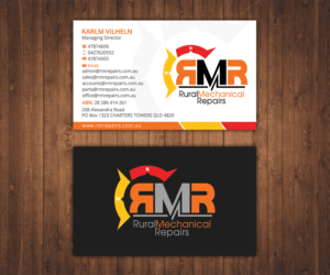 Business Card Design by Stylez Designz for Rural Mechanical Repairs | Design: #15087653