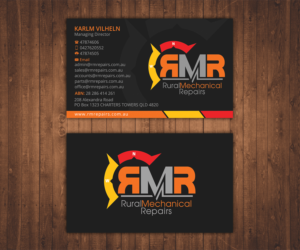 Business Card Design by Stylez Designz for Rural Mechanical Repairs | Design: #15087658