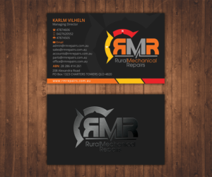 Business Card Design by Stylez Designz for Rural Mechanical Repairs | Design: #15087659