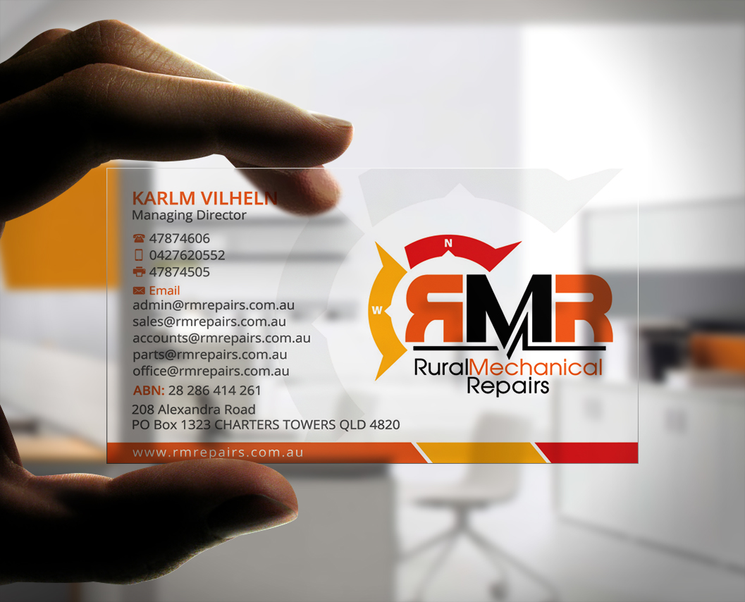 Business Card Design by Stylez Designz for Rural Mechanical Repairs | Design #15087671