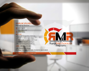 Business Card Design by Stylez Designz for Rural Mechanical Repairs | Design: #15087671