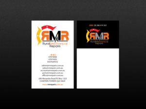 Business Card Design by Creations Box 2015 for Rural Mechanical Repairs | Design: #14948102